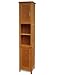 Produktbild osoltus Bali Bambus Badschrank Braun Hochschrank Badregal B40xH190xT30