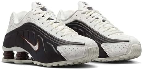 Nike AR3565-104 Shox R4 Donna, Sail/Sail-Black-Fauna Brown EU 40