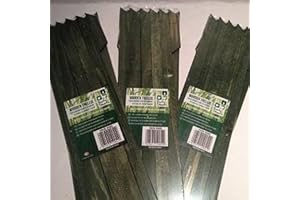 ROOTS & SHOOTS 3 X Garden Gardeners Green Coloured Wooden Expanding Expandable Wooden Garden Trellis Each Piece Expands to 150 x 30 cm New