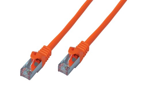 PC-Kabelwelt 5m 5 m Netzwerk Ethernet Kabel Patch CAT 7 Kat 7 Gigabit (RJ45 Stecker) PIMF FTP / STP Halogenfrei orange 600 MHz LAN Kabel Netzwerkkabel 10 Gigabit Twisted Pair 10 000 Mbit/s geeignet für Patchpanel, Modem, Switch, Patchfelder, Router, DSL Verbindung, Accessponit und weitere Geräte mit RJ45 Anschluss