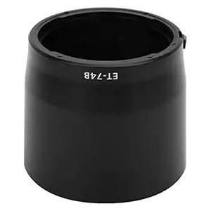 ET-74B Photography Lens Hood Reversed,Portable Camera Lens Case Cover Sunshade Protector for Canon EF70-300mm F4-5.6 is II Lens