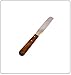takestop® Wax Spatula Wax Straight Steel with Wood Handle Waxing Hair Removal Epilation Depilation