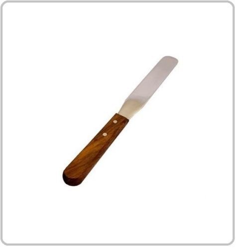 takestop® Wax Spatula Wax Straight Steel with Wood Handle Waxing Hair Removal Epilation Depilation