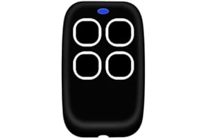 BAYNOS Uniwersalny radiowy pilot zdalnego sterowania wieloczęściowego 280 - 868 MHz, uniwersalny programowalny pilot zdalnego sterowania do bramy garażowej (biały)