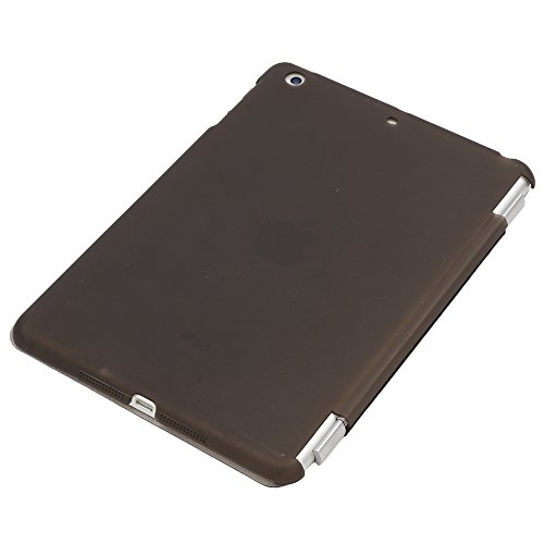 Besmall Neu Ultra Slim Edles iPad mini1 2 3 Hülle – Smart Cover Leder Case Schutz Hülle Tasche + Back Case – inkl. Displayschutzfolie Reinigungstuch Stift mit Multi Ständer Auto Sleep Wake (iPad mini1/2/3, Farbe:Schwarz) - 4