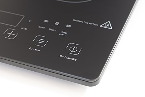 CASO Various 2000 mobiles Design Einzel-Induktionskochfeld, Induktionsplatte für schnelles, energiesparendes und sicherers kochen, Kochfeld mit 7 Direktfunktionen, 2000 Watt - 6