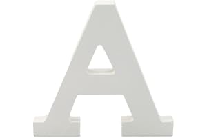 HOME SOLAZZIA Letras y números de Madera Decorativa 15cm (A)