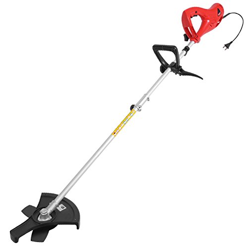 HECHT Elektro-Motorsense 1238 Rasen-Trimmer Freischneider (1200 Watt, inkl. Fadenspule, 3-Zahnmesser und Tragegurt) - 2