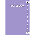 A To Z Notebook: 6 Pages per Letter, 158 Pages, A6 Small Pocket Size | Alphabetical Notebook With Tabs | Alphabet Notebook, Lined Journal Organiser (A ... Password Organizer, Writing - Lilac Cover