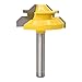Produktbild Uzinb Lock Mitre Router Bit 45 Grad Breite 8x1-1/2 Holzspiralbohrer 8mm Schaftfräser Holzfräser