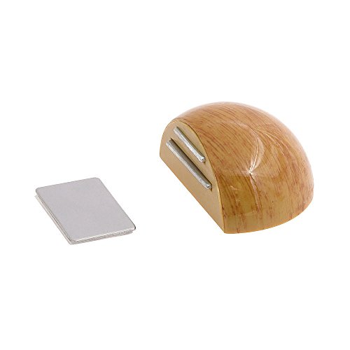 Wolfpack 5320343 Türstopper Tür Selbstklebend mit Magnet Halter Farbe Holz