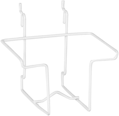 KC Store Fixtures A03093 Cd Rack Fits Slatwall, Grid, Pegboard, 5" Deep, White (Pack of 20)