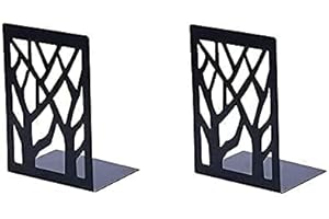 WWLEIHUO Fermalibri per Mensole,Reggilibri metallo Antiscivolo,per Ufficio,Scuola,Biblioteca,Reggilibri da Mensola (Black 2 Pezzi)