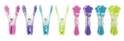 Elliott Wäscheklammern, Kunststoff, extrastark, weiche Grifffläche, 24er-Pack