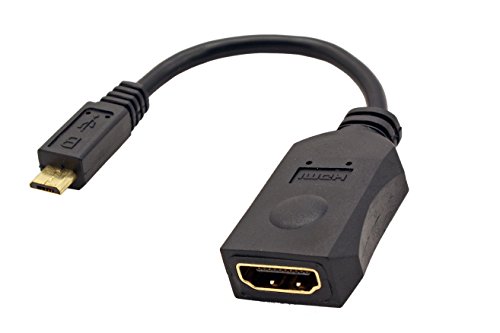 Value 11998802 MHL auf HDMI Kabel, passiv, 0,1m schwarz - 2