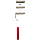 Cadence Kadife Rulo Fır&ccedil;a Seti 10Cm Tek Ebat,kadife-3'l&uuml; eh3245