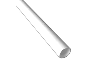 Tubo termorretráctil Shakmods de 1 metro 2:1 – Tubo aislante flexible para protección de cables eléctricos (blanco, 4 mm)