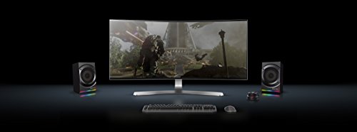 Creative Sound BlasterX Kratos S5 einstellbarer 2.1 USB Gaming Speaker mit RGB Beleuchtung schwarz