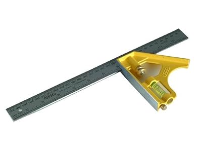Stanley 2 46 028 Équerre combinée Moulé sous pression 30 cm (Import Grande Bretagne)