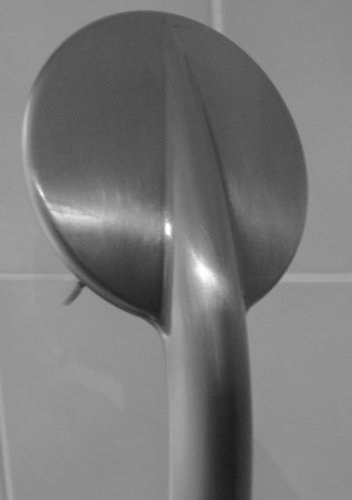 DeLanwa Optik Brausekopf Handbrause 54 Düsen 3 Funktionen mit Wandhalter aus massiv Edelstahl, 605044.0 - 3