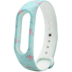 Correas xiaomi Band 2, ☀️Modaworld Correa de Banda de Pulsera de Repuesto de Gel de sílice de Repuesto para Pulsera Xiaomi Mi Band 2 Correa de Reloj Elegante (H)