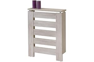 TOPKIT | Cubreradiador Victoria 3062 |60 cm de Ancho|Cubreradiador pequeño|Diseño Elegante|Blanco Mozart