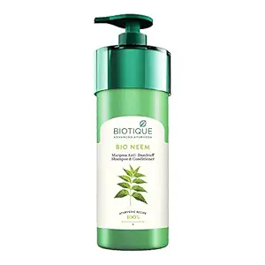 Biotique Bio Neem Margosa Anti Dandruff Shampoo and Conditioner, 800ml