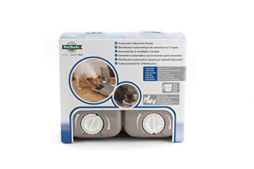 PetSafe - Distributeur de Nourriture et Croquettes Automatique pour Chats et Chien / 2 Repas