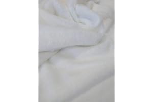 Babyline Bajera Bebé Coralina Pirineo Invierno, Hipersuave, Transpirable e Hipoalergénica, Esquinas engomadas, Ajustables. (Blanco, Cuna 60X120)