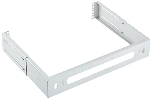 DIGITUS Professional 2HE Wandbefestigungs Patch Halter, unmontiert, Flachpaket, Grau - 2