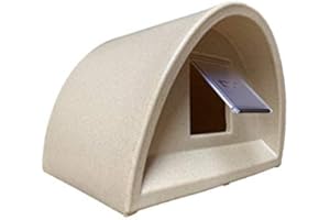 COSY CAGES Free Post Cosy Pods Weatherproof cat shelter/cat kennel with Square Flap sandstone