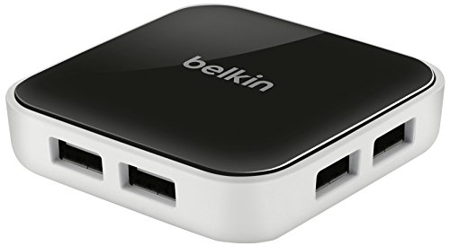 Belkin Aktiver 7-Port USB 2.0 Hub, schwarz/grau