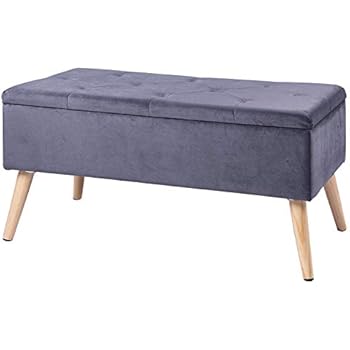 Amazon.de: Tidyard fassförmige Aufbewahrungsbank, Polsterbank mit