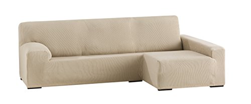 Eysa Italia Ulises Funda Chaise Longue elástica, Beige, 250-310 cm