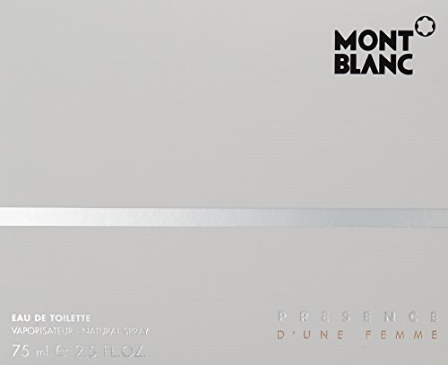 Mont Blanc Presence D’une femme / woman, Eau de Toilette, Vaporsateur / Spray 75 ml, 1er Pack (1 x 75 ml - 4