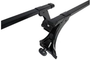 BARGAINWORLDUK Roof bars with Rain Gutters Racks 6" Drop Height