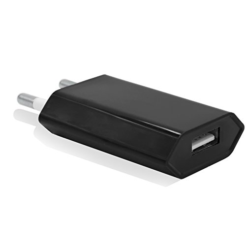 Original COVERLOUNGE – 2in1 Ladeset mit Micro USB Kabel / Datenkabel / Ladekabel [3m] & Slim Netzteil USB universal Adapter [1.0A] für alle Samsung Smartphones mit Micro USB Anschluss | Farbe: schwarz | Länge: 3 Meter / 3m - 4