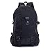 Produktbild Laptop Rucksack Große Kapazität Tragbare Schultertasche Freizeit Reisen Canvas Rucksack Schüler Gehen Zu Schultaschen Schwarz Tycoon