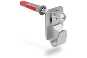 Ikon Picture Hooks Heavy Duty Steel Safety Hook kit for Brick/Plasterboard/Concrete/Block Wall (2)