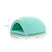 Honearn 2PCS Brushegg Portable Makeup Brush Cleaner Silicone Pink & Green