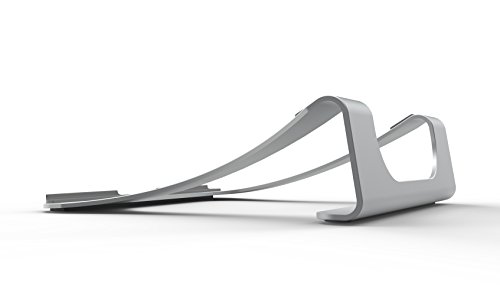Tacana Modisch geschwungener Laptop Solide Aluminium Desktop-Ständer für Apple Macbook Pro/Air und alle 27,9–38,1 cm Laptops - 6
