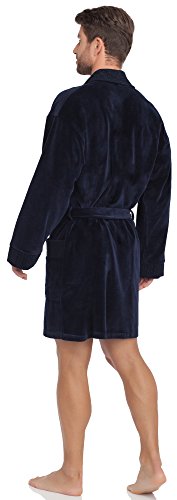 Timone Herren Velour Bademantel 711 - 2