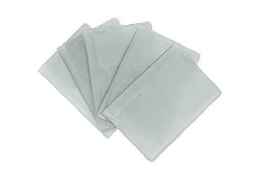 Paquete de 5 - Repuesto de Encartes Plásticos para Fundas de Tarjetas de Crédito 5013 Retrato
