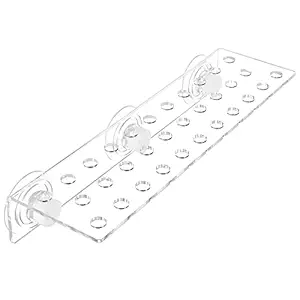 POPETPOP Coral Holder Acrylic Aquarium Fish Tank Glass 32 Hole Cover Clip Support Holder