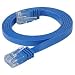Produktbild Cat6 Ethernet Kabel LAN Netzwerkkabel RJ45 10Gbps 600Mhz/s STP Molded Verlegekabel Kompatibel zu Cat5, Cat5e für Router, Modem, Patchpannel, Access Point, Patchfelder Flach 2m