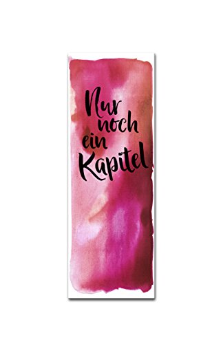 Lesezeichen Set 4-teilig Aquarell, 4 Lesezeichen, Lesezeichen Watercolor - 3