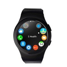 Swiss-pro - Reloj Inteligente Vernier smartwatch Negro BT 4.0 / Tarjeta sim/pulsometro/podometro - Swiss-Pro