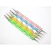 FOONEE 5,Piece Double Way Nail Art Manicure Pedicure Marbleizing Dotting Pen Kit/Set