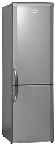 Beko CSA 29022 Khl-Gefrier-Kombi / A+ / 175 L Khlteil / 62 L Gefrierteil / 257 kWh/Jahr / silber / Automatische Abtauung / Flaschenhalter / 3 Gefrierfcher