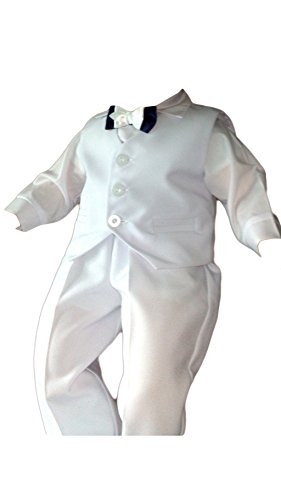Kika Baby Boys' Christening Gown White white -  White - white - 6-9 Months